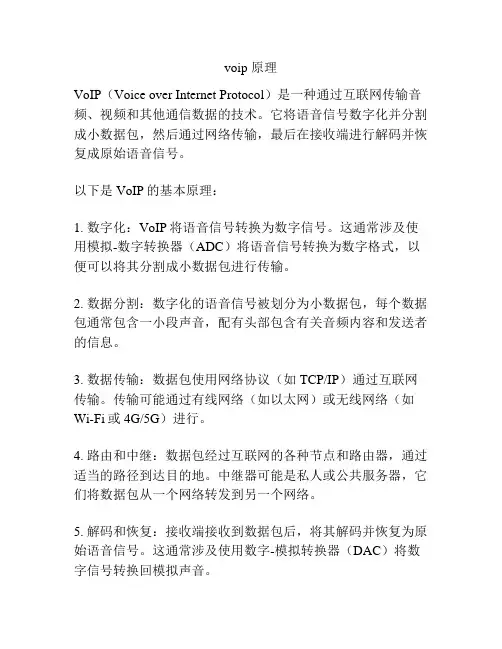 voip 原理