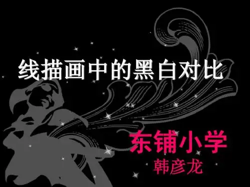 线描画中的黑白对比课件(PPT_12页)