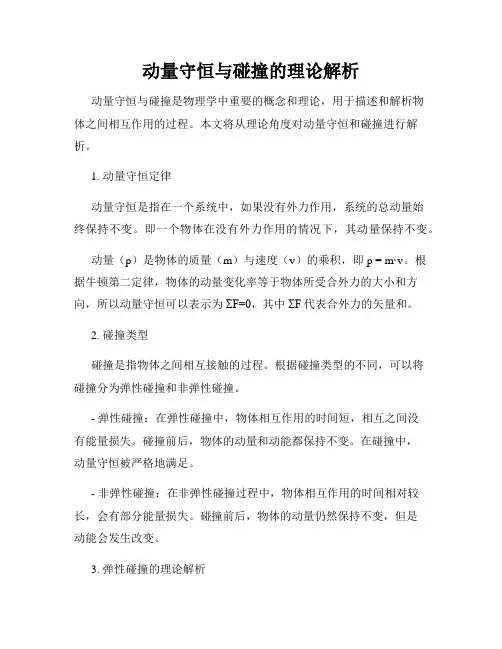 动量守恒与碰撞的理论解析