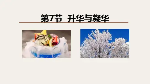 升华与凝华(PPT课件(初中科学)20张)