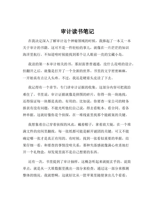 审计读书笔记