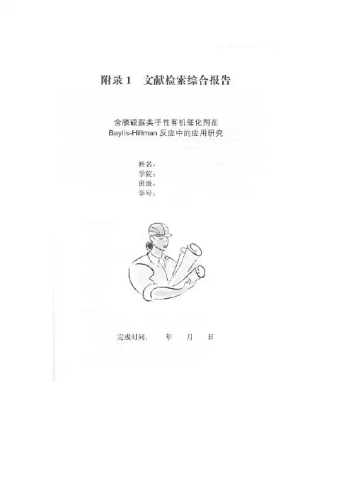 文献综述报告范例