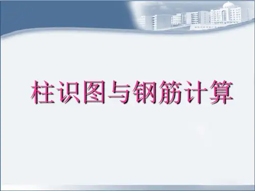 《平法识图和钢筋翻样》课件——项目3 柱