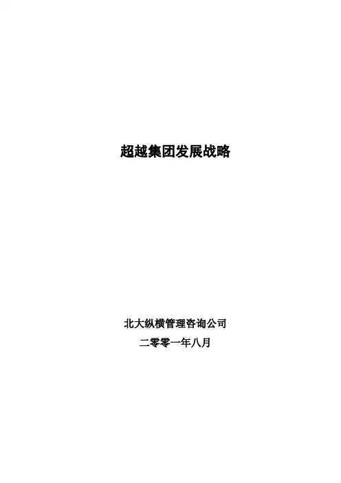 某集团发展战略.doc