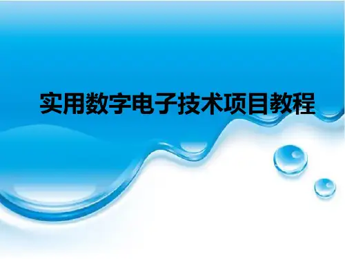 《实用数字电子技术项目教程》课件 项目二  加法及数码显示器制作