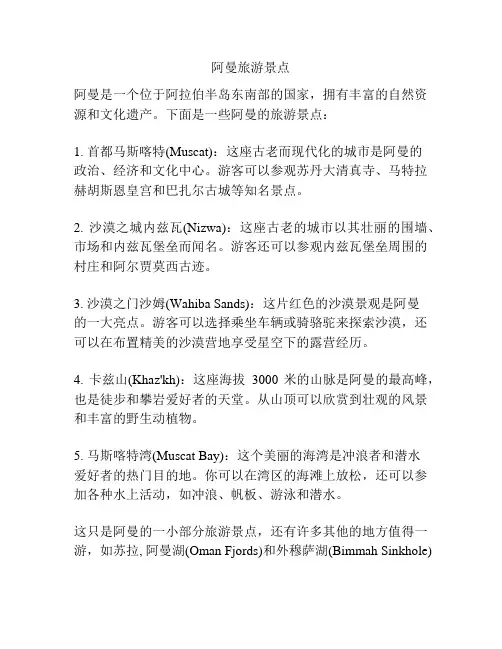 阿曼旅游景点
