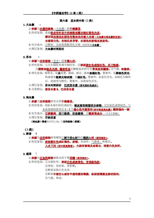 6中药鉴定学2,3