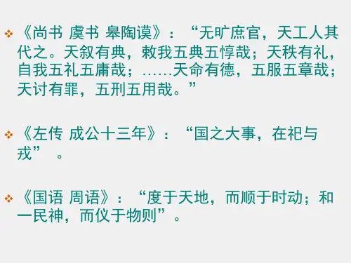 《中国政治思想史》课件第一讲：中国神权政治思想