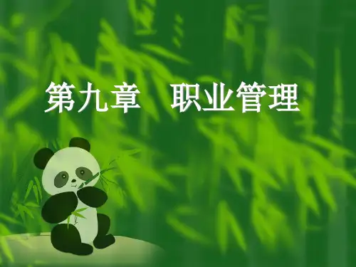 [职业生涯]职业管理(ppt 50页)职业生涯、职业生涯管理及职业生涯发展阶段(1)