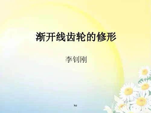 齿轮修形.ppt