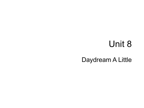 unit-8大学英语精读-PPT