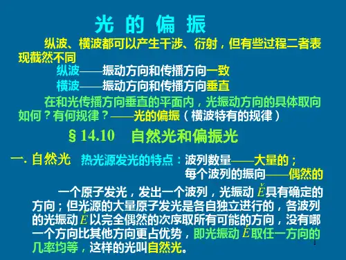 光的偏振和双折射