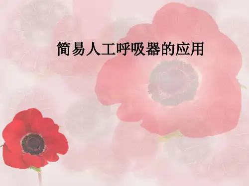 简易人工呼吸器的应用ppt课件