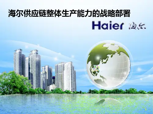 海尔供应链管理-PPT课件