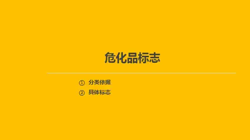 危化品标志