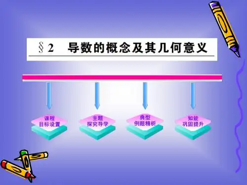 22《导数的概念及其几何意义》课件(北师大版选修2-2)