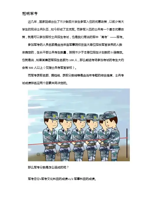 军考分数怎么组成？