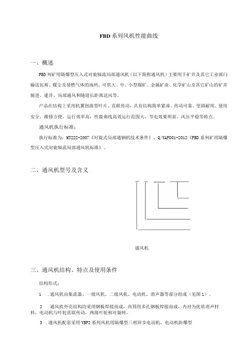 FBD系列说明书