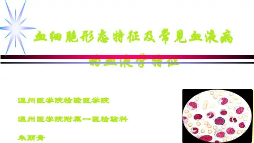 诊断学 血液学检查