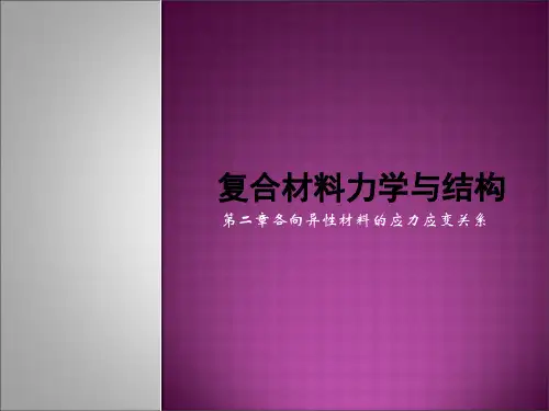 各向异性材料的应力应变关系