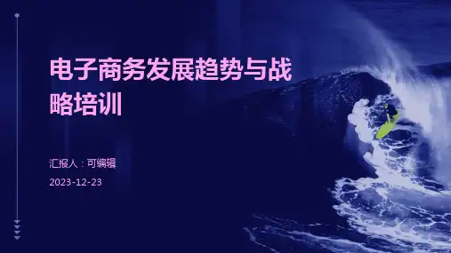 电子商务发展趋势与战略培训ppt