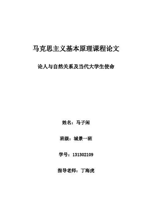 马原论文