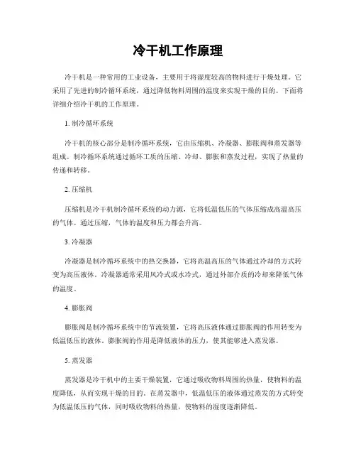 冷干机工作原理