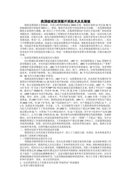 我国综采放顶煤开采技术及其展望