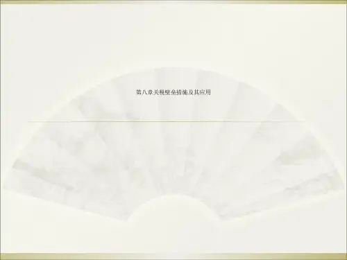 第八章关税壁垒措施及其应用