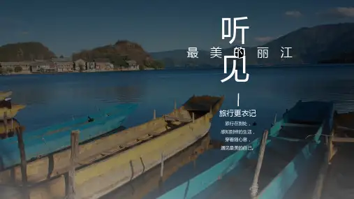 2023最新精品旅游相册PPT模板 (28)
