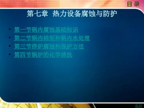 热力设备腐蚀与防护