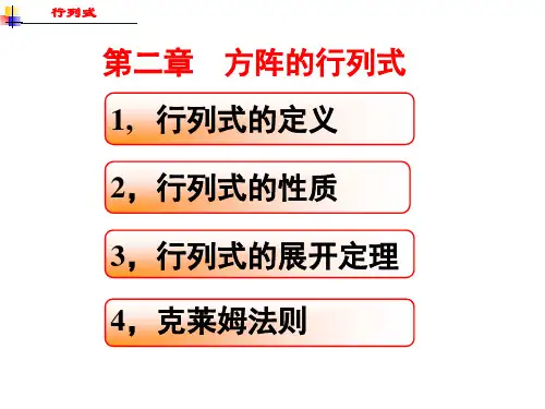 2.1-行列式的定义