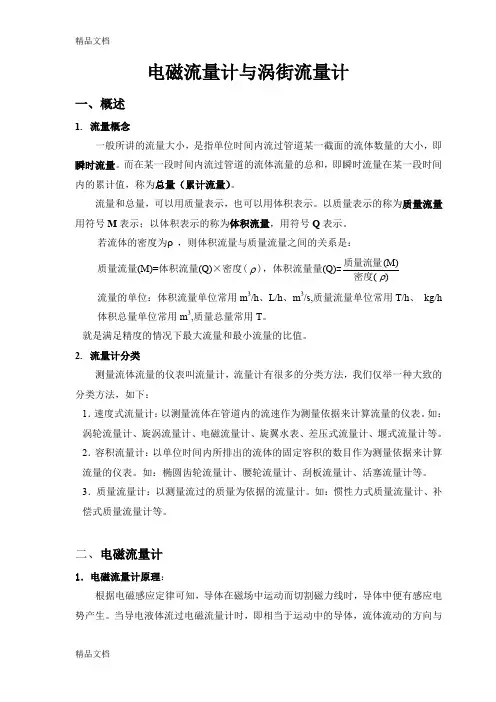 (整理)流量计培训资料
