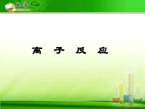 离子反应27 人教课标版精选教学PPT课件
