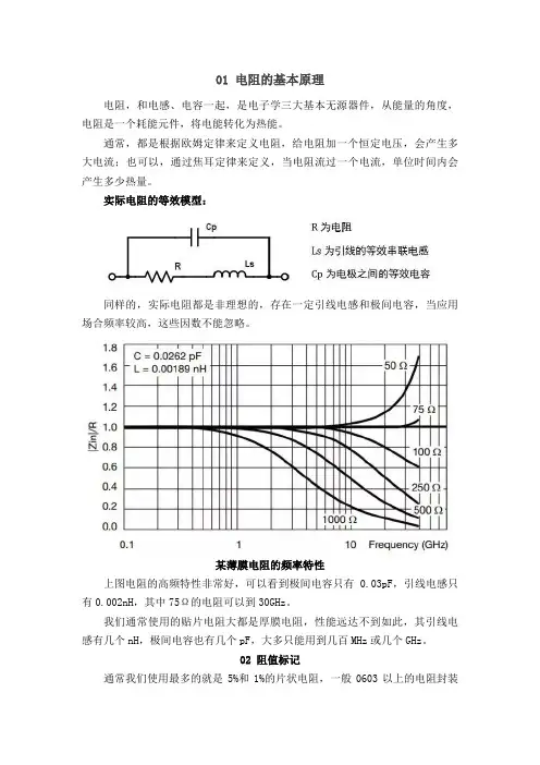 电子基础知识-电阻