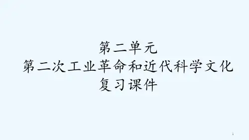 人教版第二次工业革命和近代科学文化复习课件(2)