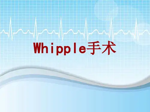 手术讲解模板：Whipple手术