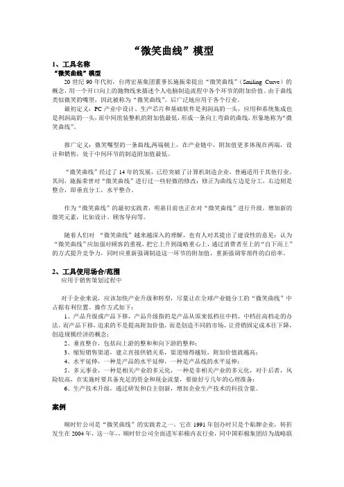 微笑曲线