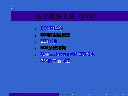 电子数据交换EDI分解