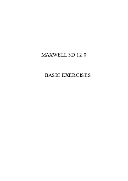 Maxwell瞬态场仿真实例