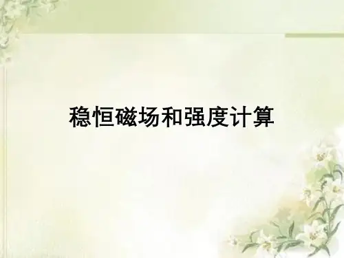 稳恒磁场与强度计算