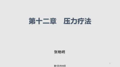 压力疗法PPT课件