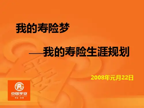 我的寿险梦