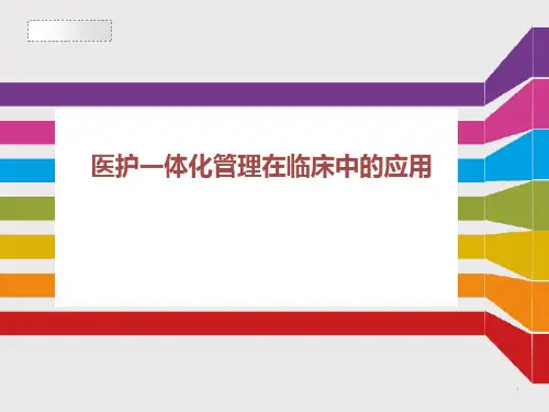 医护一体化管理在临床中的应用  ppt课件