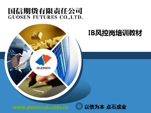 IB风控岗培训教材