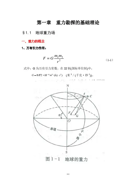 重力勘探-基础理论