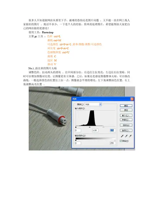 最简单的教程,教你怎么做淘宝网店图片!纯手打