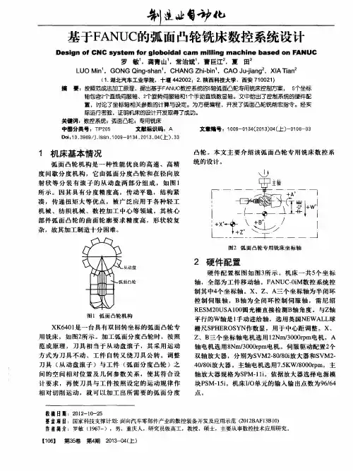 基于FANUC的弧面凸轮铣床数控系统设计