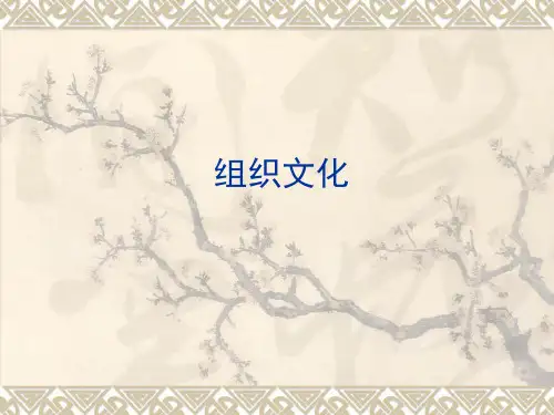 企业组织文化介绍及案例分析