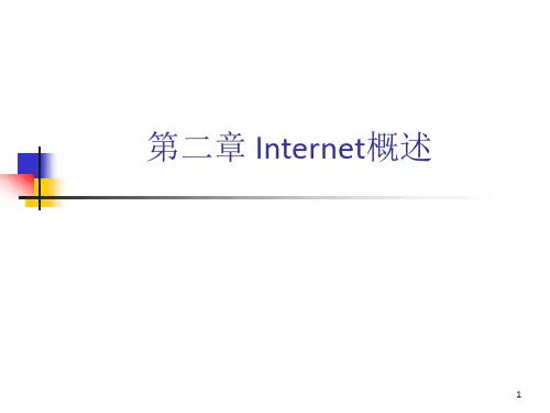 《Internet概述》PPT课件